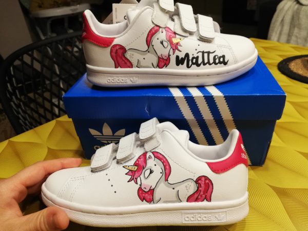 Adidas stan smith fille rose