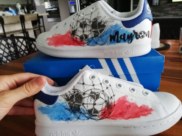 Stan smith garcon vert a scratch – Image 4