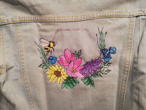 Veste en jean femme mi longue edition limitee – Image 4