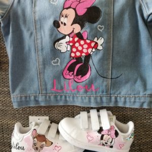 Veste en jean enfant personnalisable